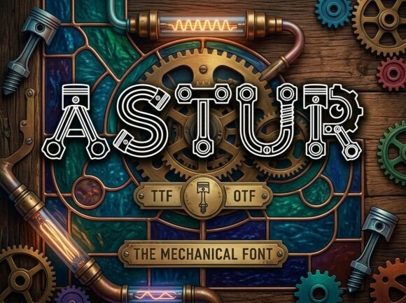 Astur: A Display Font That Earns Its Space