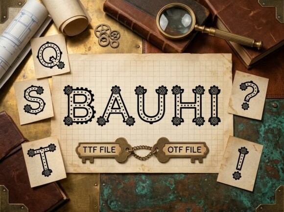 Bauhi: A Display Typeface That Commands Attention