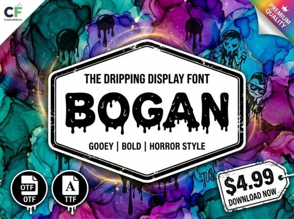 Bogan: A Bold Display Font That Commands Attention Online