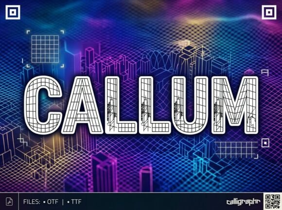 Callum: A Bold Display Font for Urban-Edge Branding
