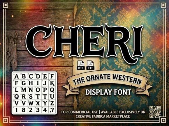 Cheri: A Western Display Font That Elevates Your Brand