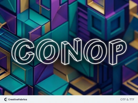 Conop: A Bold Display Font for Digital Brand Impact
