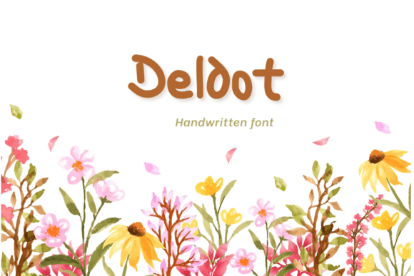 Deldot: A Playful Display Font for Editorial Charm