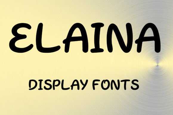 Elaina: A Playful Display Font That Lifts Digital Headlines