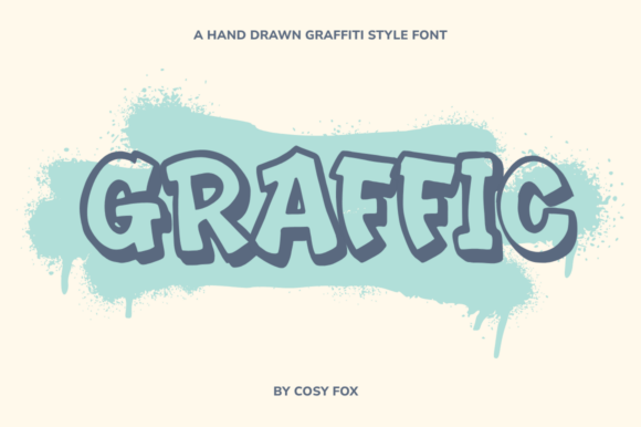 Graffic: A Bold Graffiti Display Font for Crafters