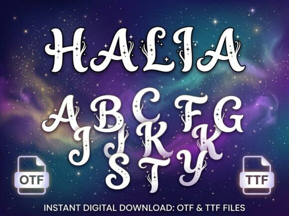 Halia: A Standout Display Font for Small Business Branding