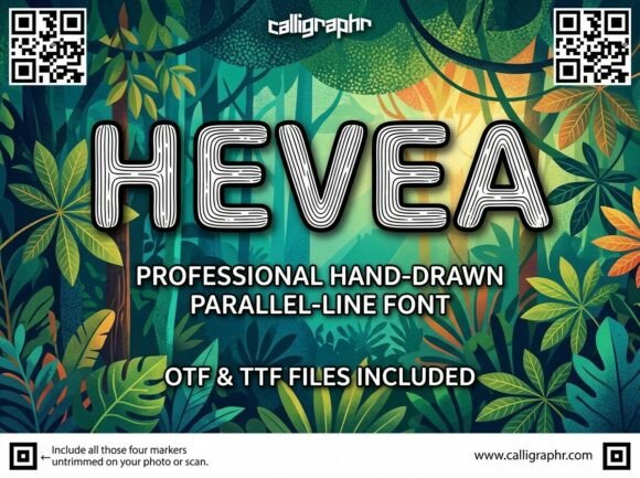 Hevea: A Display Typeface for Editorial Soul and Rhythm