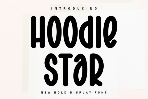 Hoodie Star: A Handwritten Display Font for Crafters & Sellers