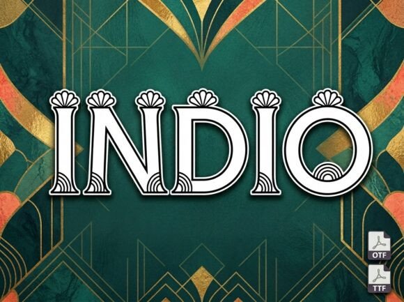 Indio: A Display Font That Anchors Editorial Mood