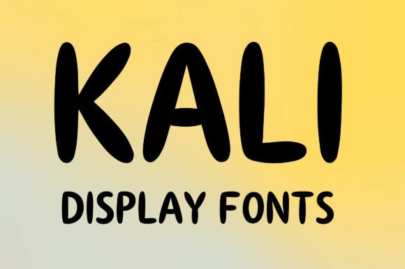 Kali: A Friendly Display Font for Small Business Branding