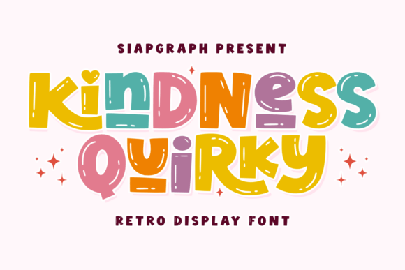 Kindness Quirky: A Playful Display Font for Scroll-Stopping Campaigns