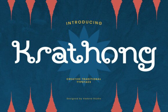 Krathong: A Display Typeface That Brings Cultural Warmth to Digital Branding