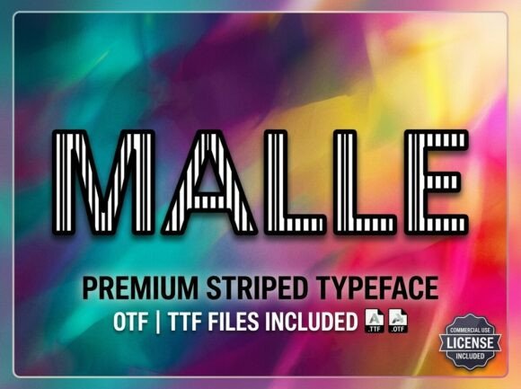 Malle: A Display Typeface for Bold Editorial Identity