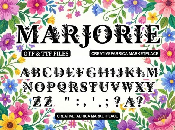 Marjorie: A Bold Display Typeface That Elevates Digital Branding