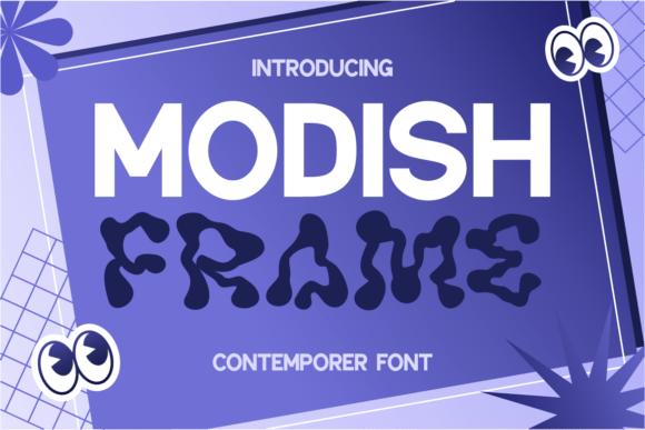 Modish Frame: A Display Font That Speaks Before You Read