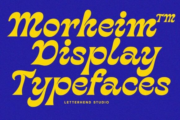 Morheim: A Display Font That Owns the Room