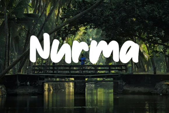 Nurma: A Display Typeface That Breathes With Your Words