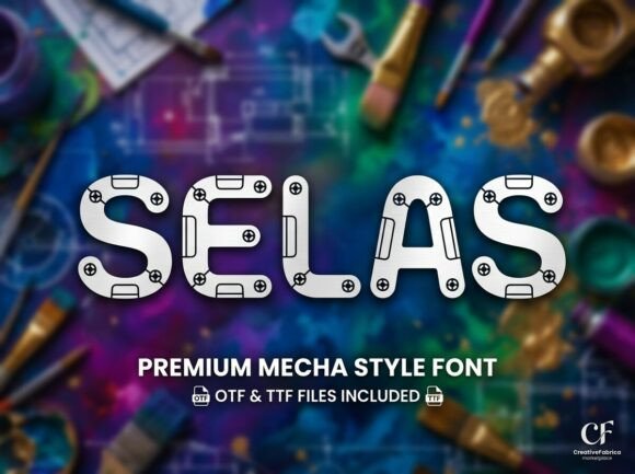 Selas: A Standout Display Font for Handmade Creators