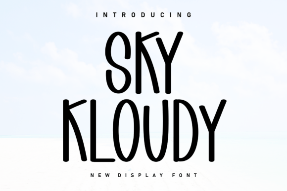 Sky Kloudy: A Handwritten Display Font for Digital Branding