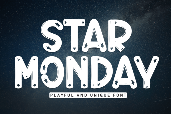 Star Monday: A Display Font That Elevates Handmade Products
