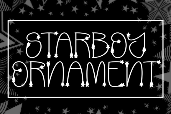 Starboy Ornament: A Display Font That Cuts Through the Feed