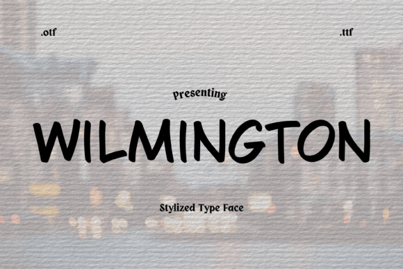 Wilmington: A Bold Display Font for Editorial Impact